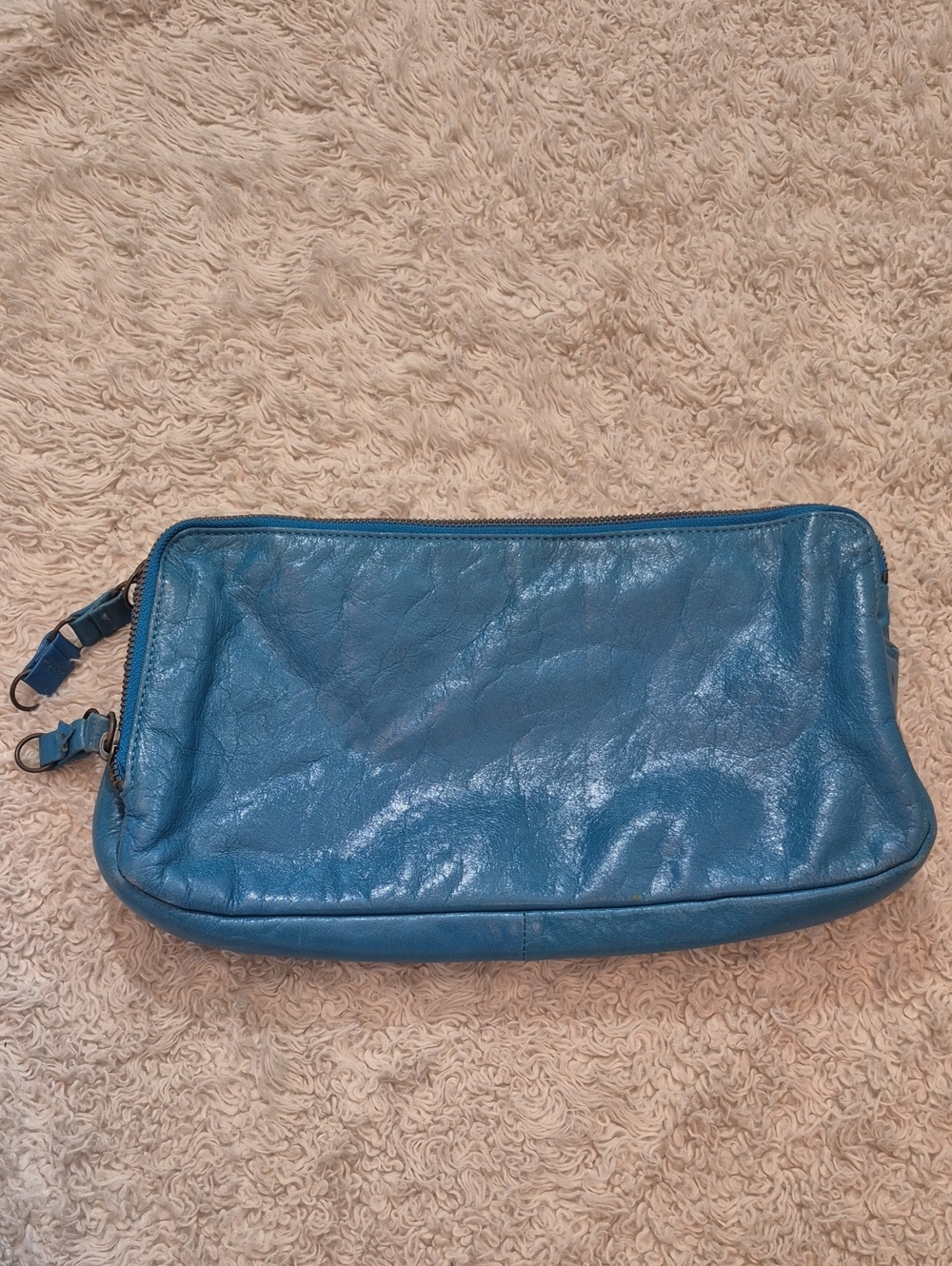 LATICO blue Leather Clutch - Picture 2 of 8